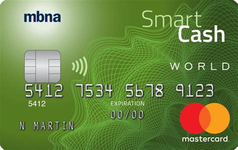 mbna smart cash world credit card|mbna mastercard customer service.